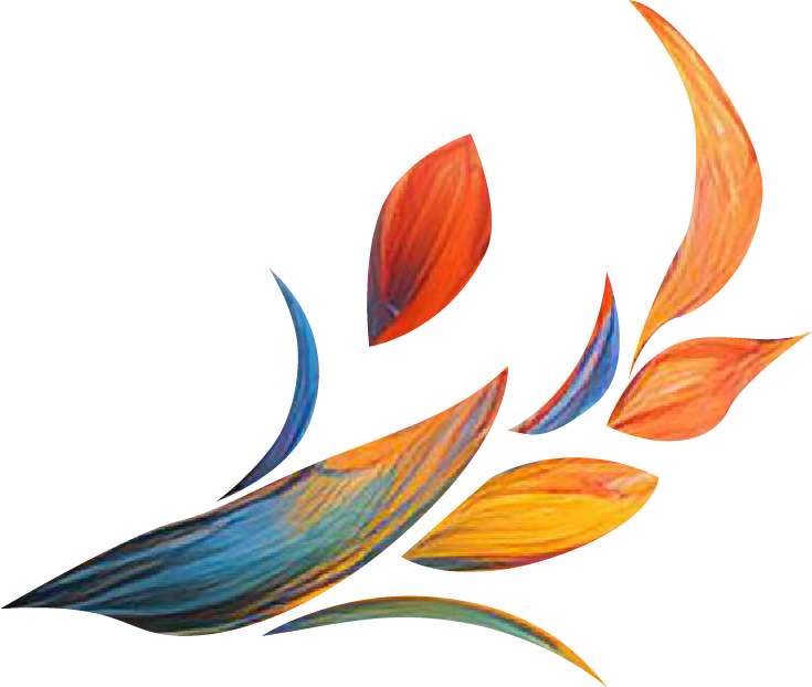 Illustration of leaves.