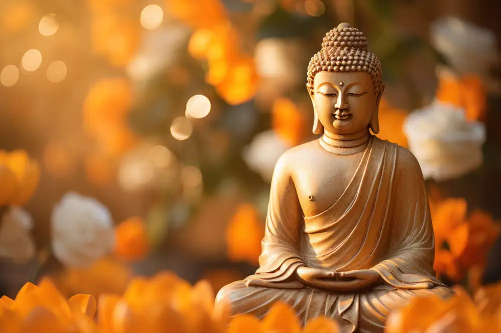 a picture of a buddah statue.